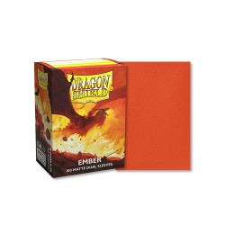 Dragon Shield - 100 Standard Sleeves - Matte Dual Sleeves - Ember