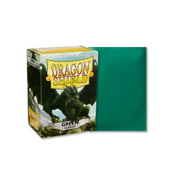 Dragon Shield - 100 Standard Sleeves - Classic 100 - Green