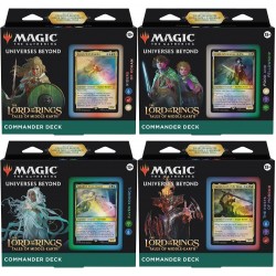 The Lord of the Rings: Tales of Middle-Earth - Deck Commander - Lot de 4 decks (EN)