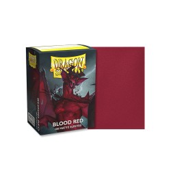 Dragon Shield - 100 Protège-cartes Standard - Matte 100 - Blood Red