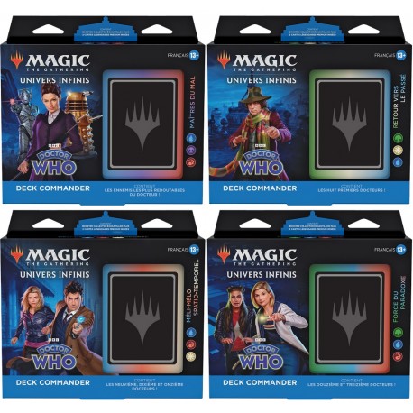 Doctor Who - Commander Deck - Set of 4 decks (FR)