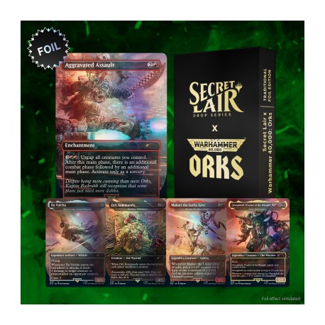Secret Lair Drop Series - Secret Lair x Warhammer 40,000: Orks - Foil Edition (EN)