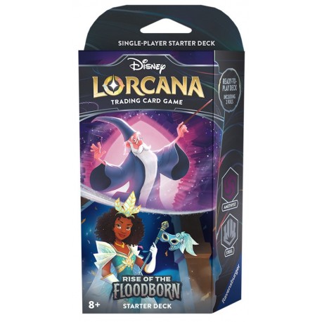 Disney Lorcana - Rise of the Floodborn - Starter Deck 2 - Amethyst et Steel (EN)