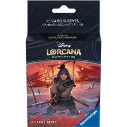 Disney Lorcana - 65 Protège-cartes Standard - Rise of the Floodborn - Mulan