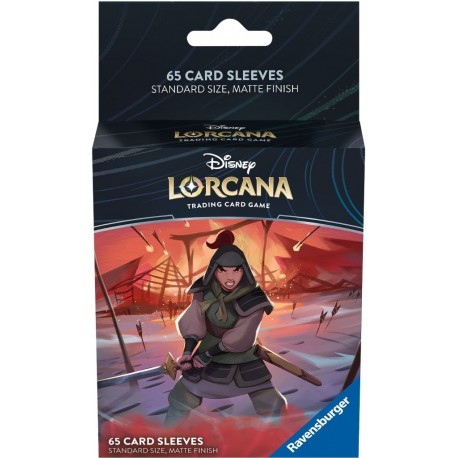 Disney Lorcana - 65 Standard Sleeves - Mulan