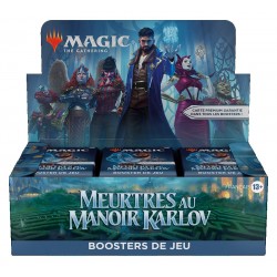 Meurtres au manoir Karlov - Boîte de Boosters de Jeu (FR)