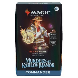 Meurtres au manoir Karlov - Deck Commander 4 - Blame Game (EN)