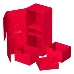 Ultimate Guard - Deck Case - Twin Flip'n'Tray 266+ - Red