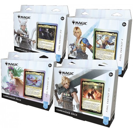 Magic: the Gathering - Final Fantasy - Commander Deck: Collector's Edition - Set of 4 Decks (EN)