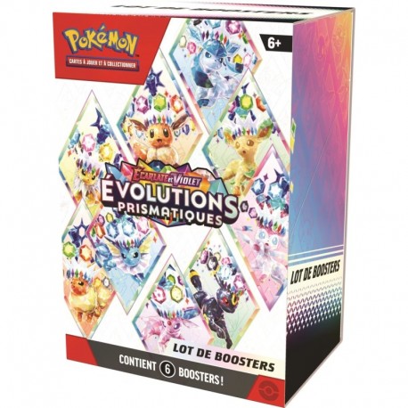 Pokémon - 6 Booster Bundle - SV08.5 Écarlate et Violet - Évolutions Prismatiques (FR)