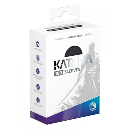 Ultimate Guard - 100 Standard Sleeves - Katana Sleeves Standard Size - Obsidian Shard