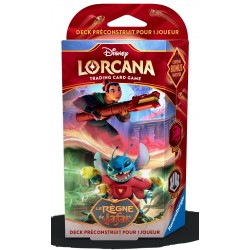 Disney Lorcana - Le Règne de Jafar - Deck Préconstruit 1 - Rubis Acier (FR)