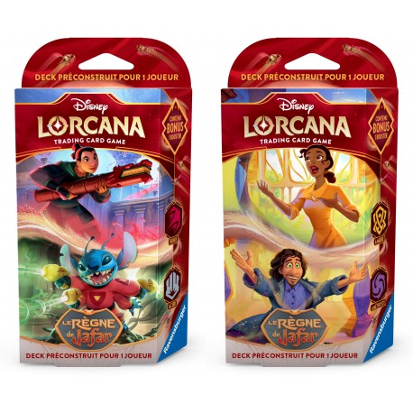 Disney Lorcana - Le Règne de Jafar - Lot de 2 Decks Préconstruits (FR)