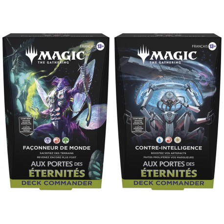 Aux portes des Éternités - Lot de 2 Decks Commander (FR)