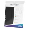 Ultimate Guard - 18-Pocket Pages - Side-Loading (10) - Black