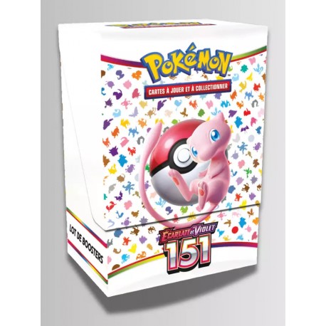 Pokémon Coffret de 10 Lots de Boosters 151 - Booster Bundle Display - EV03.5 Écarlate et Violet (FR)