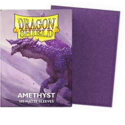Dragon Shield - 100 Standard Sleeves - Matte 100 - Amethyst