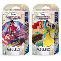 Disney Lorcana - Fabuleux - Lot de 2 Decks Préconstruits (FR)