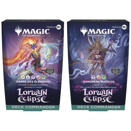Lorwyn éclipsé - Deck Commander - Lot de 2 Decks (FR)
