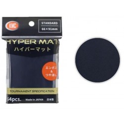KMC - 64 Standard Sleeves - Hyper Mat Black