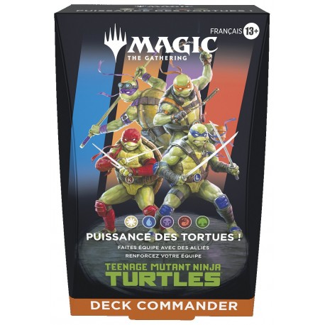 Teenage Mutant Ninja Turtles - Deck Commander - Puissance des tortues (FR)