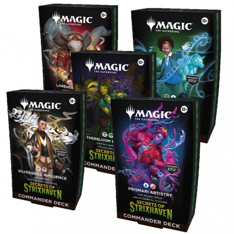 Secrets of Strixhaven - Commander Deck - Set of 5 Decks (EN)
