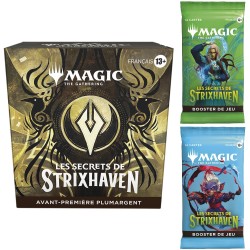Les secrets de Strixhaven - Pack d'Avant Première Influence de Plumargent et 2 Boosters de jeu (FR)