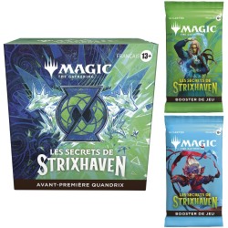 Les secrets de Strixhaven - Pack d'Avant Première Quandrix et 2 Boosters de jeu (FR)