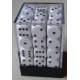 Chessex Dice - 36D6 - 12mm - Opaque - White/Black