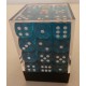 Chessex 36D6 12mm Transparent Teal (Green)/White