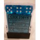 Chessex Translucent Teal/white 12mm d6 Dice Block (36 dice)