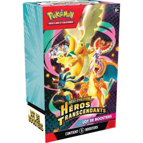 Pokémon - ME02.5 Héros Transcendants - Booster Bundle - Lot de 6 Boosters (FR)