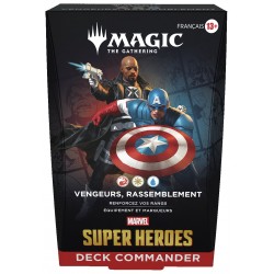 Marvel Super Heroes - Deck Commander Vengeurs, rassemblement (FR)