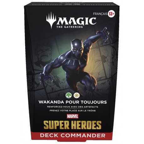 Marvel Super Heroes - Deck Commander Wakanda pour toujours (FR)