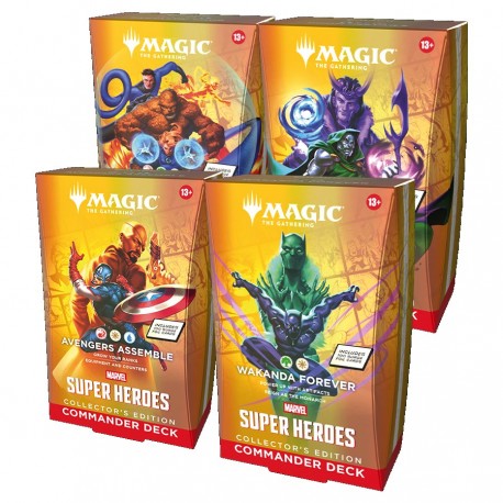 Marvel Super Heroes - Commander Deck Collector's Edition - Set of 4 Decks (EN)