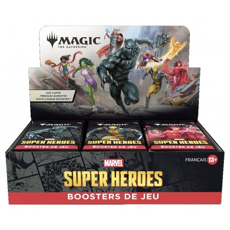 Marvel Super Heroes - Boîte de Boosters de Jeu (FR)