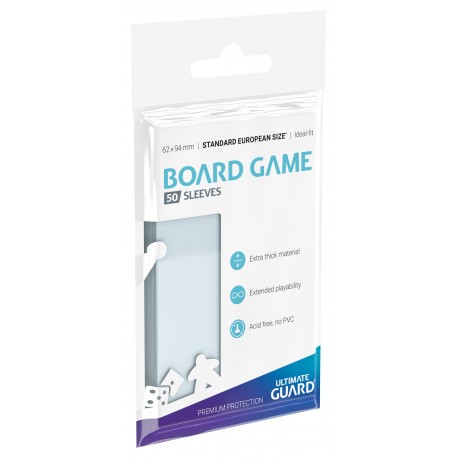 Ultimate Guard - Standard European Board Game Sleeves (50)