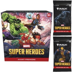 Marvel Super Heroes - Pack d'Avant Première et 2 boosters de jeu (FR)