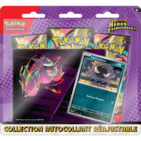 Pokémon - ME02.5 Héros Transcendants - Collection Autocollant Réajustable - Fantominus (FR)