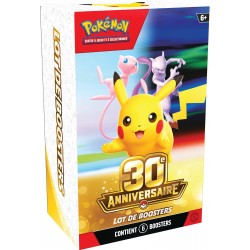 Pokémon - 30 ans - Booster Bundle - Lot de 6 Boosters (FR)