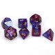 Chessex Gemini Blue-Purple/gold Polyhedral 7-Dice Set
