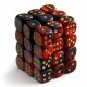 Chessex Gemini Black-Red/gold 12mm d6 Dice Block (36 dice)