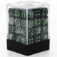 Chessex Gemini Black-Purple/gold 12mm d6 Dice Block (36 dice)
