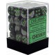 Chessex Gemini Black-Purple/gold 12mm d6 Dice Block (36 dice)