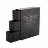 Dragon Shield - Fortress 3-Card Drawers Vertical - Black
