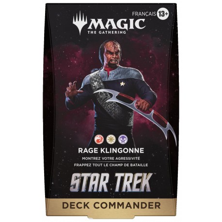 Magic - Star Trek - Deck Commander Rage klingonne (FR)