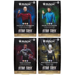 Magic - Star Trek - Deck Commander - Lot de 4 Decks (FR)