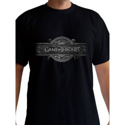 T-shirt Game of Thrones Opening Logo Noir