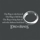 Lord of the Rings - T-shirt - One Ring