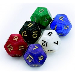 D12 - 12 Sided Pearl Dice 
